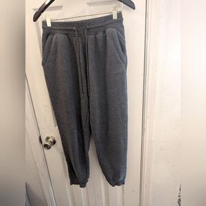 Hurley Women's Gray Fleece Relaxed Fit Joggers